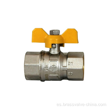 Válvulas de bola de gas de latón estándar EN331